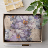 Romantisch Vintage Bloemige Liebesbrief Decoupage Tissuepapier (Geschenk)