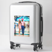 "Romantisch Vliegveld Afscheid: Turbaned Prince en Sticker (Koffer)