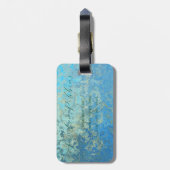 Romantisch vlinder bagagelabel (Achterkant verticaal)