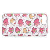 romantisch voedselpatroon Case-Mate iPhone case (Achterkant (Horizontaal))