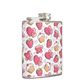 romantisch voedselpatroon heupfles (Rechts)