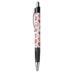 romantisch voedselpatroon pen
