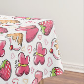 romantisch voedselpatroon tafelkleed (Voorbeeld)