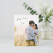 Romantisch Voor De Liefde Van Mijn Leven Briefkaart (Staand voorkant)