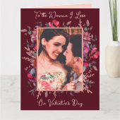 Romantisch voor de vrouw van wie ik hou van Valent Kaart (Voorkant)