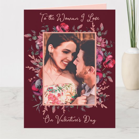 Romantisch voor de vrouw van wie ik hou van Valent Kaart (Voorkant)