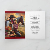 Romantisch Voor Echtgenote Western Valentijnsdag Feestdagen Kaart (Binnen)