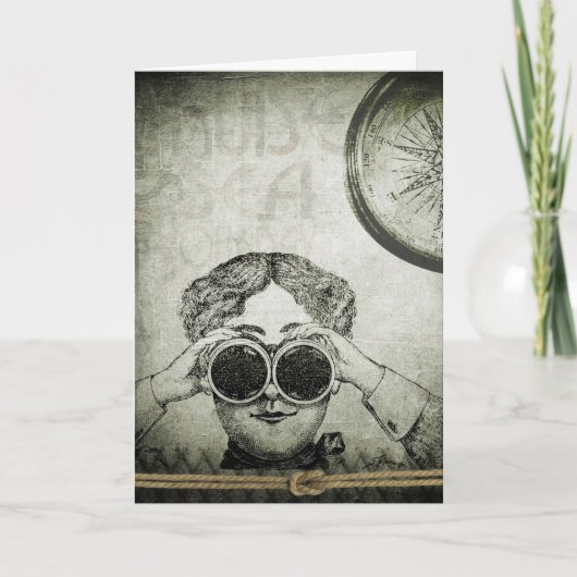 ROMANTISCH VOOR HEM KAART, DUS GLAD DAT IK JE VOND KAART (Voorkant)