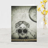 ROMANTISCH VOOR HEM KAART, DUS GLAD DAT IK JE VOND KAART (Gele Bloem)