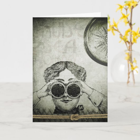 ROMANTISCH VOOR HEM KAART, DUS GLAD DAT IK JE VOND KAART (Gele Bloem)