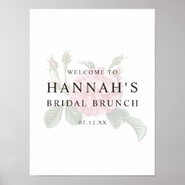 Romantisch Vrijgezellenfeest met één Roos Poster