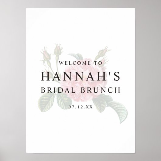 Romantisch Vrijgezellenfeest met één Roos Poster (Voorkant)