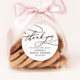 Romantisch Vrijgezellenfeest voor kalligrafie Ronde Sticker