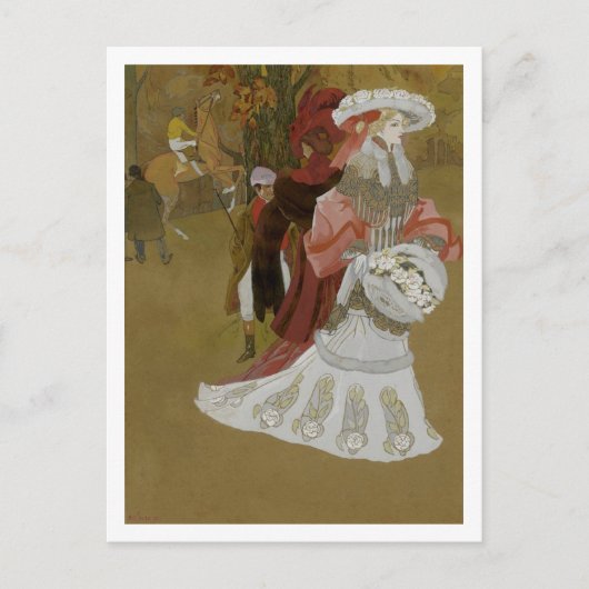 Romantisch, vrouw, Mode, Briefkaart (Voorkant)