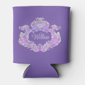 Romantisch, Vrouwelijk, Gepersonaliseerd Blikjeskoeler (Voorkant)