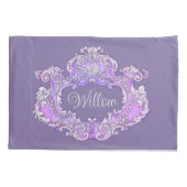 Romantisch, Vrouwelijk, Gepersonaliseerd Kussensloop (Achterkant)