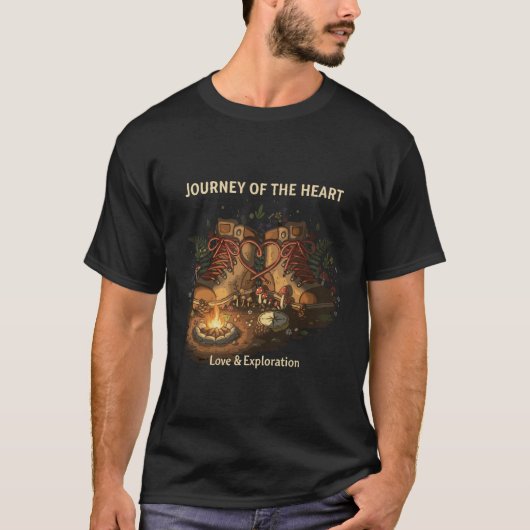 Romantisch Wandelavontuur | Reis van het Hart T-shirt (Voorkant)