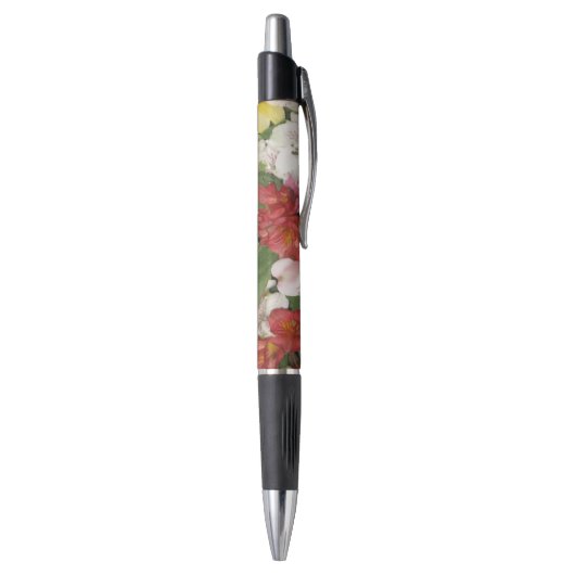 Romantisch waterverf lenteboeket bloemontwerp pen (Achterkant (Verticaal))