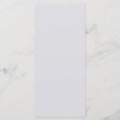 Romantisch Waterverf Sering Wedding Menu (Achterkant)