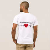 Romantisch waterverf stel Hartslag Custom shirt (Achterkant volledig)