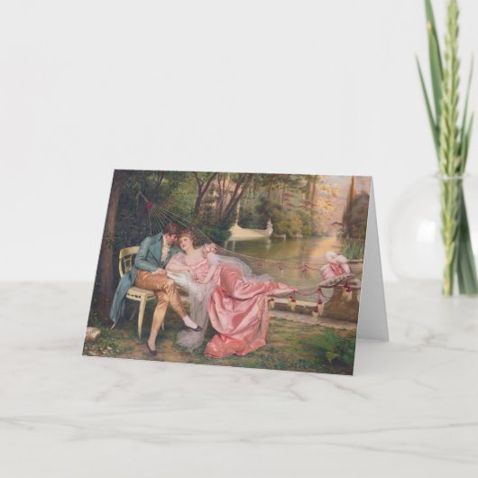 , Romantisch Wenskaart Kaart (Voorkant)