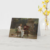 , Romantisch Wenskaart Kaart (Gele Bloem)