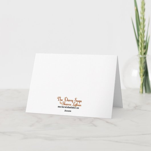 , Romantisch Wenskaart Kaart (Achterkant)