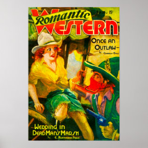Romantisch Western — Eenmaal een wet Poster
