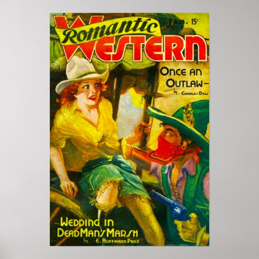 Romantisch Western — Eenmaal een wet Poster (Voorkant)