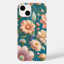 Romantisch Wilde Rozen Bloemenpatroon Case-Mate iPhone 14 Hoesje