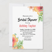 Romantisch Wildflower Botanisch Bloemen Vrijgezell Kaart (Voorkant)