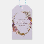 Romantisch Wildflower Vrijgezellenfeest Gift Label Cadeaulabel (Voorkant)