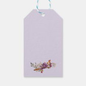 Romantisch Wildflower Vrijgezellenfeest Gift Label Cadeaulabel (Achterkant)