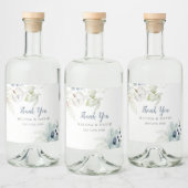 Romantisch Winter Thema Bruiloft Dank u Stickers (Flessen)