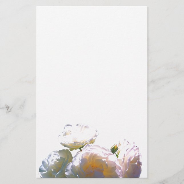 Romantisch wit, geel, oranje, goudamberkleurig roo (Voorkant)