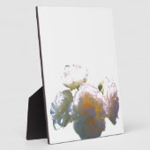 Romantisch wit, geel, oranje, goudamberkleurig roo fotoplaat (Zijkant)