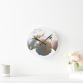 Romantisch wit, geel, oranje, goudamberkleurig roo ronde klok (Huis)