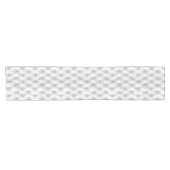 Romantisch wit kunstleer korte tafelloper (Horizontaal)