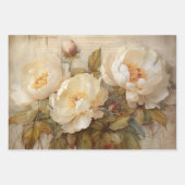 ROMANTISCH WIT PEONY DECORATIEF PAPIER INPAKPAPIER VEL (Voorkant 3)
