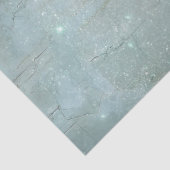 Romantisch wit rozen gouden script barok ornament tissuepapier (Detail)