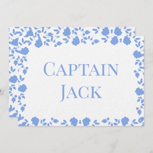 Romantisch zacht  lied Namen Tafel Kaarten (Voorkant / Achterkant)