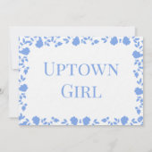 Romantisch zacht lied Namen Tafel Kaarten (Achterkant)