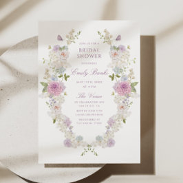 Romantisch zacht pastel Floral Vrijgezellenfeest Kaart
