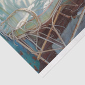 Romantisch Zeezicht Venster Decoupage Tissuepapier (Detail)