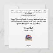 Romantisch Zo In Liefde Waterverf Muis Valentijn Feestdagenkaart (Achterkant)