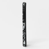 Romantisch zwart kantpatroon. Case-Mate iPhone case (Achterkant/links)