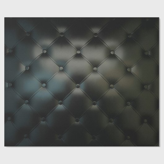 Romantisch zwart mooi leder cadeaupapier (Vlak)