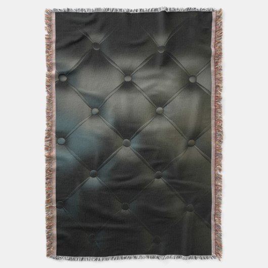 Romantisch zwart mooi leder deken (Voorkant Verticaal)