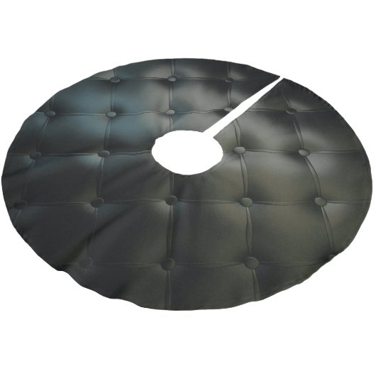 Romantisch zwart mooi leder kerstboom rok (Gekanteld)