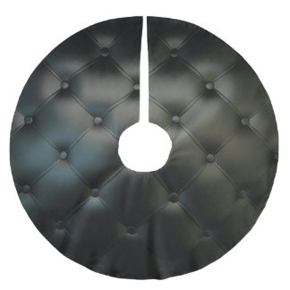 Romantisch zwart mooi leder kerstboom rok